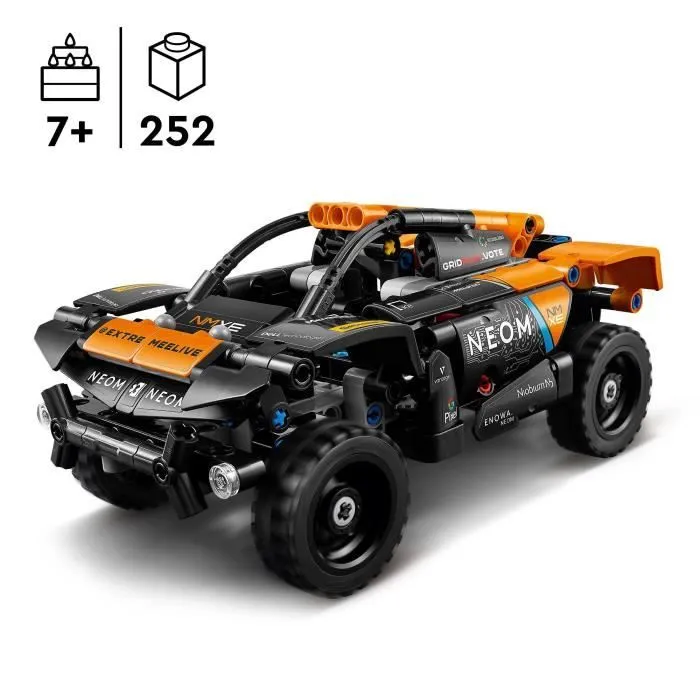 LEGO® 42166 Technic NEOM McLaren Extreme E Race Car, Jouet de Voiture à Rétrofriction pour Enfants, à Construire-1