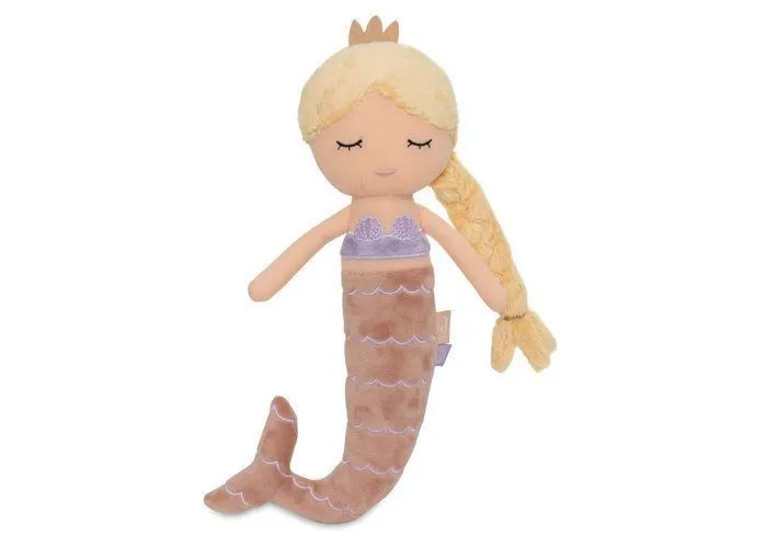Poupée - Ella - Sirène - Beige - 10 x 32 cm - Pour Bébé à partir de 3 ans-0