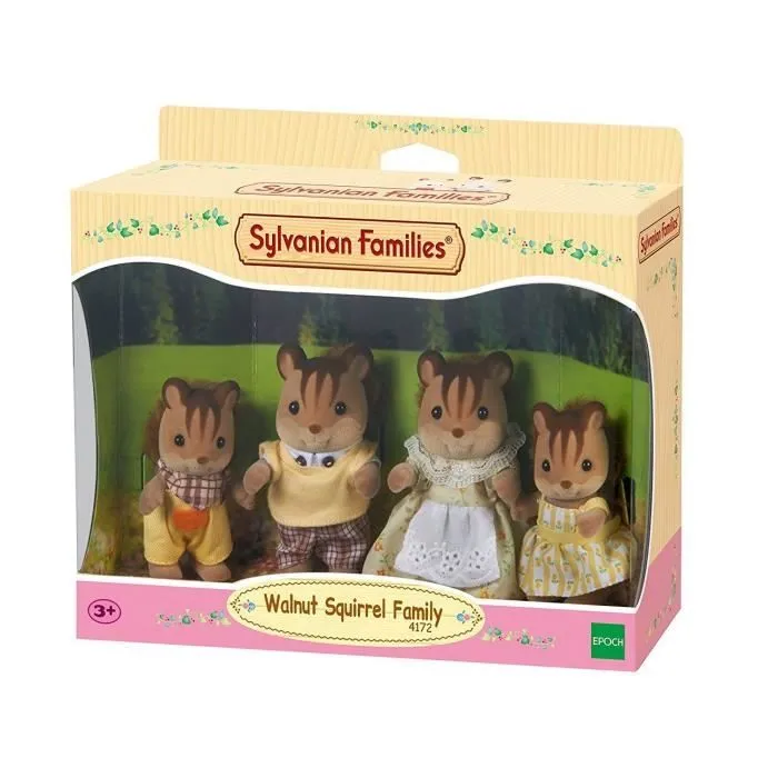 Famille écureuil roux - SYLVANIAN FAMILIES - Personnage miniature - Mixte - A partir de 3 ans-4