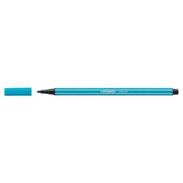 Feutre - STABILO - PEN 68 - Lot de 10 - Bleu clair - Mixte - À partir de 3 ans-0
