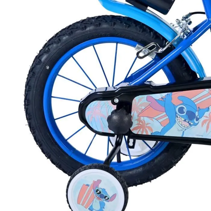 Vélo Enfant 14" - STITCH - Bleu - 4 à 6 Ans - Roues 14" - Mixte-2