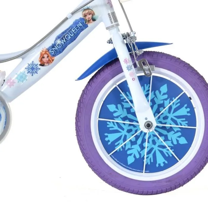Velo Enfant 16" SNOW QUEEN - 5 à 7 Ans - Bleu-1