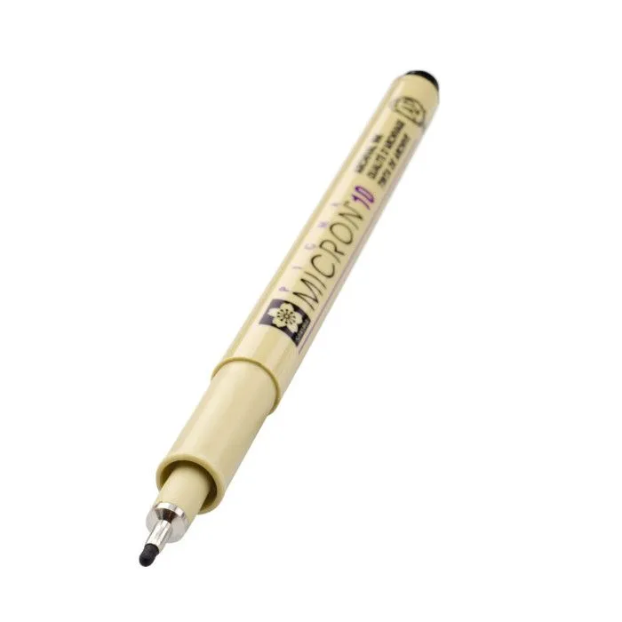 Feutre Pigma Micron 10 Sakura pointe extra fine 0.6mm noir-2