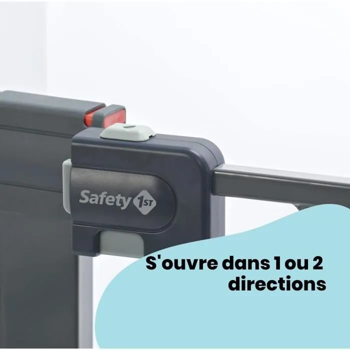 Barrière de sécurité enfant Easy Close Metal - SAFETY 1ST - Réglable de 73 à 80 cm - Anthracite - Métal-6
