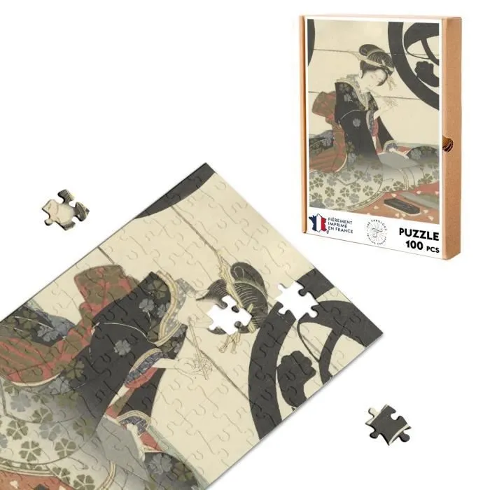 Puzzle Classique - FABULOUS - Estampe Japonaise Geisha Traditionel - 100 Pièces - Mixte - Adulte-0