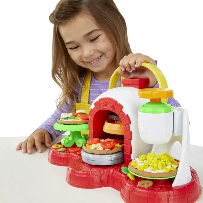 PLAY-DOH - La Pizzeria avec 5 Pots de Pâte à modeler-2