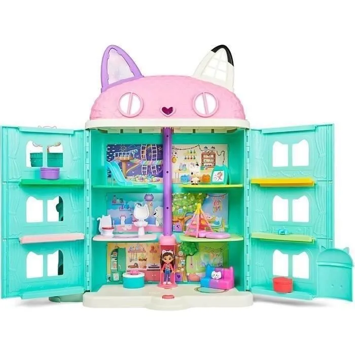 Maison Magique de Gabby - Réplique Géante Interactive - 2 Figurines + 15 Éléments de Jeu-1