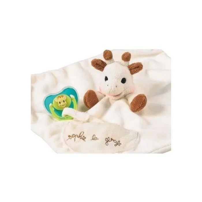 SOPHIE LA GIRAFE Doudou avec Attache Sucette-1