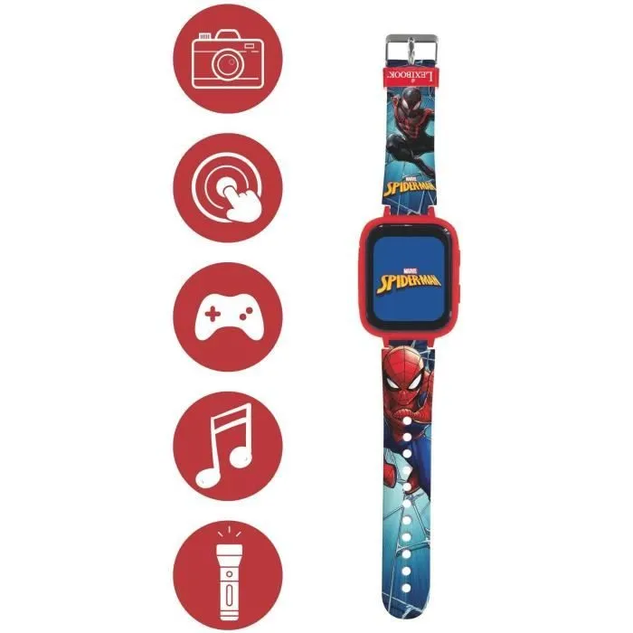 Montre avec écran couleurs SpiderMan avec camera et carte mémoire de 8 Go-1