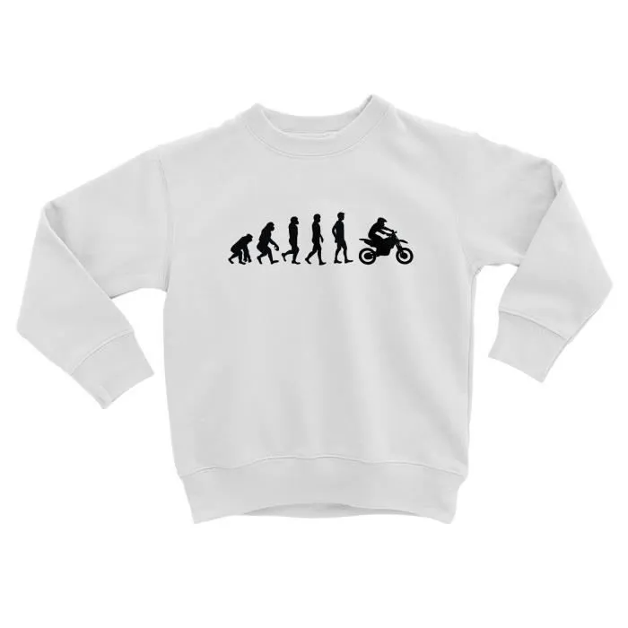 Sweatshirt Enfant Evolution Motocross Motard Moto Dirt Bike-0