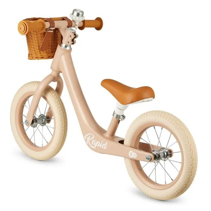 Kinderkraft Draisienne rétro RAPID 2 avec accessoires Rose-2