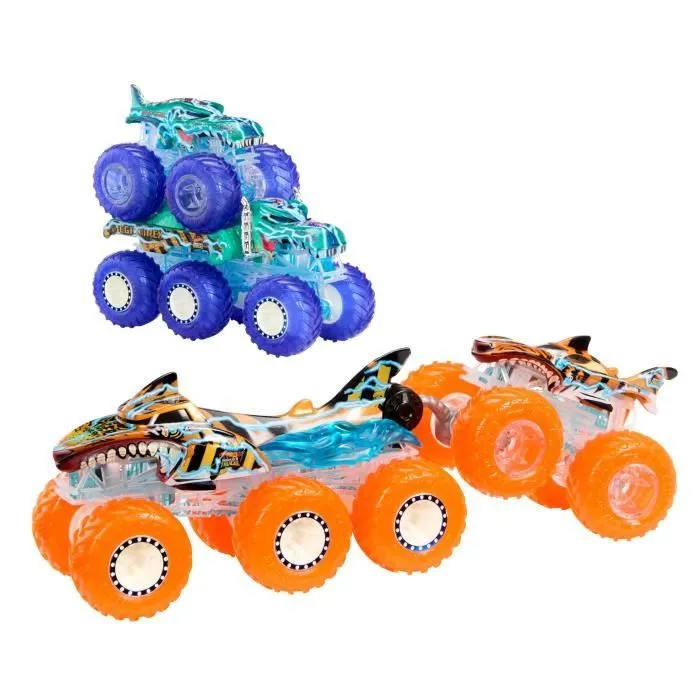 Hot Wheels-Gros Camion Monster Trucks Power Smashers-Coffret HYJ29-1
