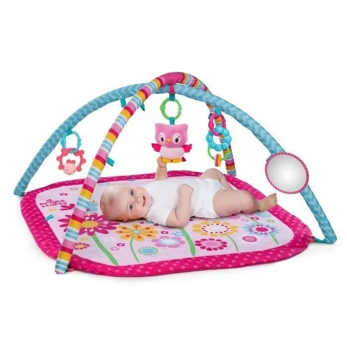BRIGHT STARTS Tapis d'Eveil Fancy Flower Rose-1
