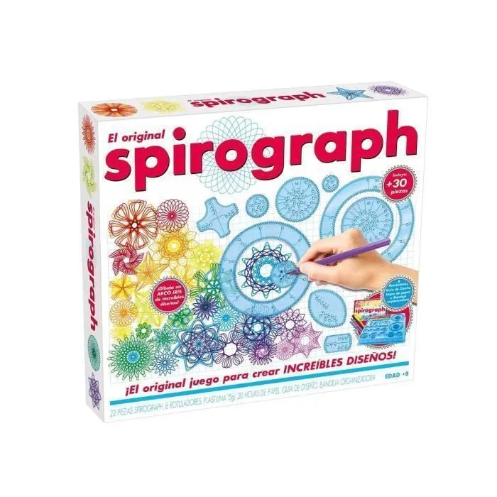 Spirographe - Spirograph Original: Spirographe Enfant 8 Ans | Kit Dessin Enfant | Mandala Enfant | Spirographe Junior | 30 Pièces |-0