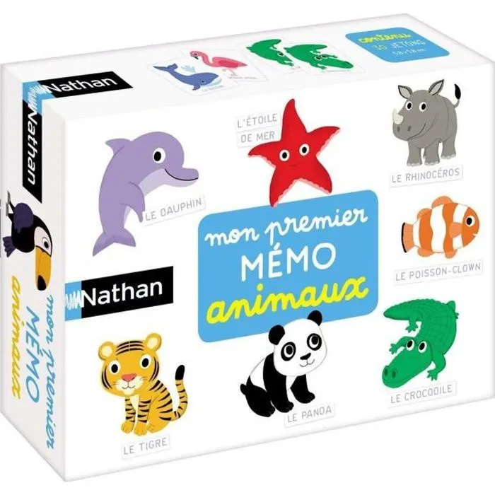 NATHAN - Mon Premier Mémo Animaux-0