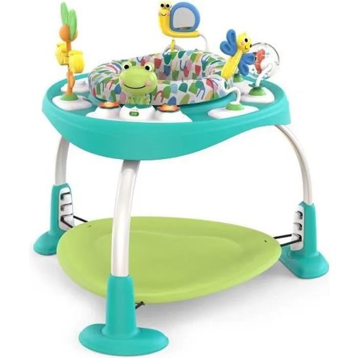 BRIGHT STARTS Trotteur/Table d'Activités 2-en-1 - Modèle Vert-0