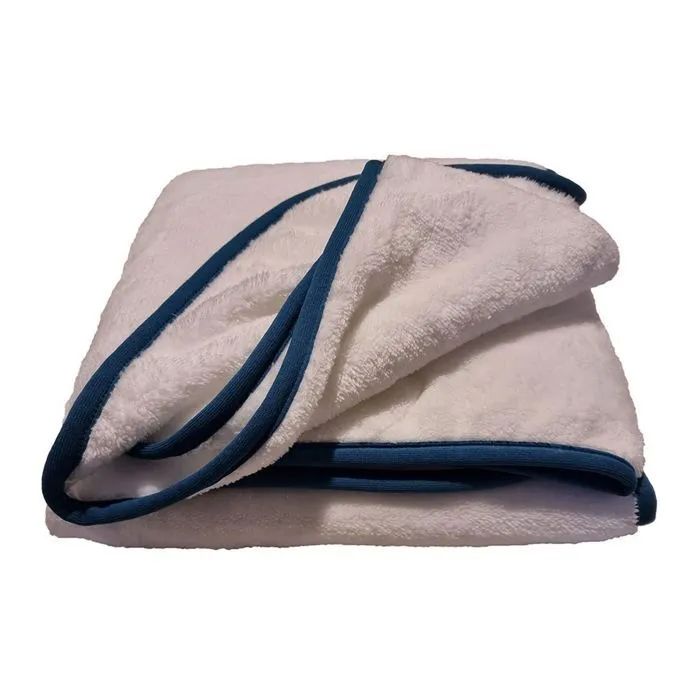 Plaid Bébé - Bleu - 100x150 - Polyester - Uni-0