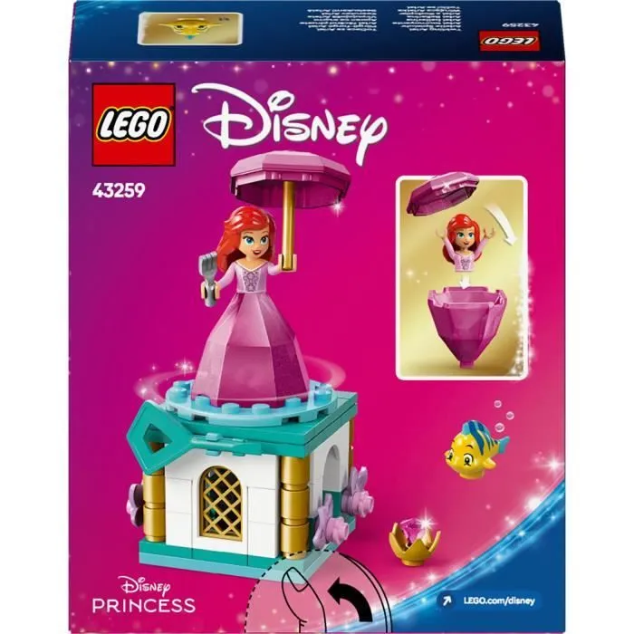 LEGO Disney Princess 43259 Ariel tournoyante - Jeu de construction pour filles dès 5 ans-5