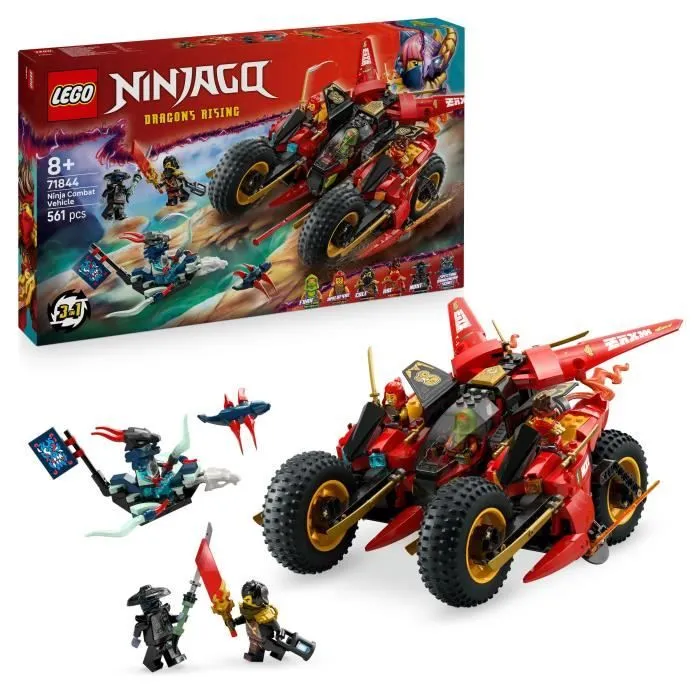 LEGO NINJAGO 71844 Le Véhicule De Combat Des Ninjas - Jeu De Construction Garçon Dès 8 Ans-0