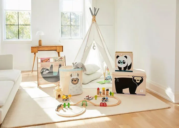 3 Sprouts - Sac à jouets Lama - ELEMENTS FOR KIDS-2