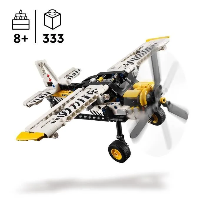 LEGO Technic 42198 L’avion de brousse - Jeu de construction pour garçon dès 8 ans-1