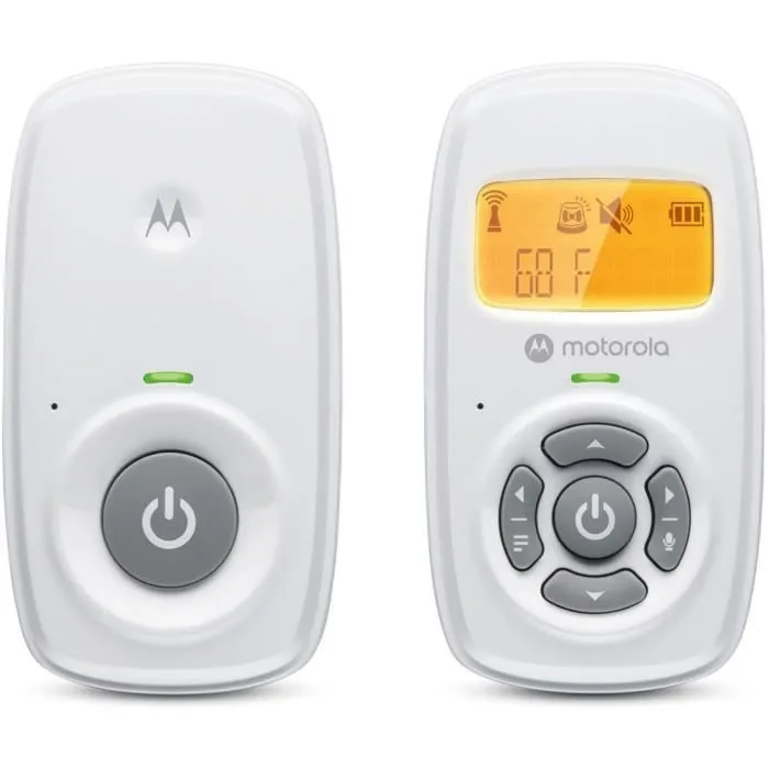 Moniteur bébé audio - MOTOROLA - AM24 - 300 m - Ecran LCD - Blanc-0