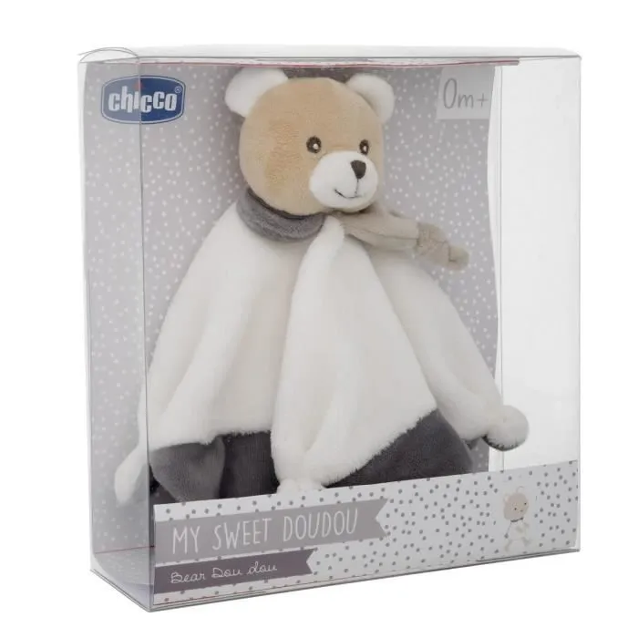 CHICCO My Sweet Doudou Carré Doudou Ourson-2