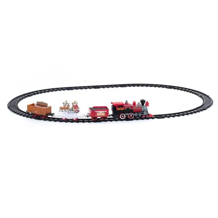Train électrique - Feeric - Noël - 16 pièces - Animé - Musical - Intérieur-0