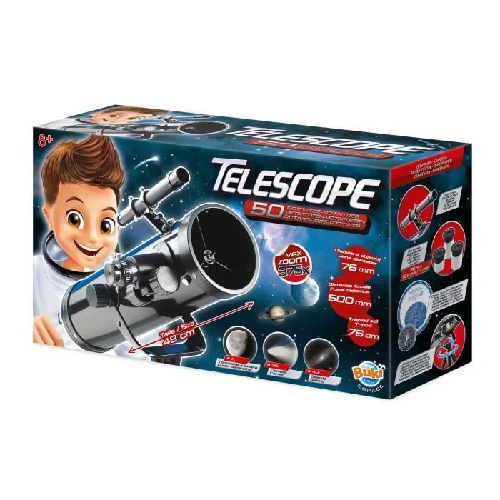 Télescope Buki Ts008b - Expérience Scientifique - 50 Activités-0
