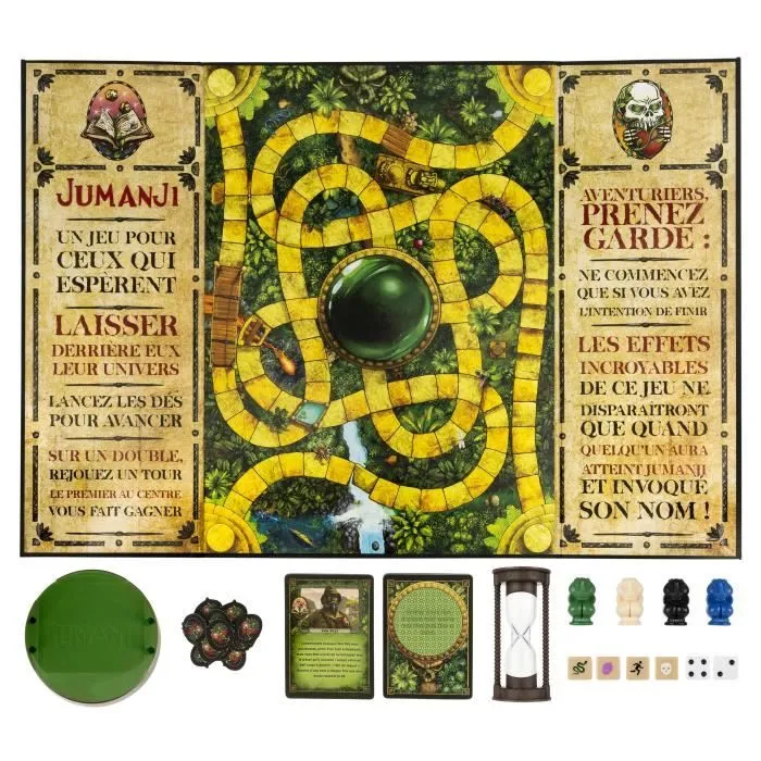 Jumanji le jeu - SPIN MASTER - Edition Rétro - Jeu de plateau pour Toute La Famille ou entre Adultes-1