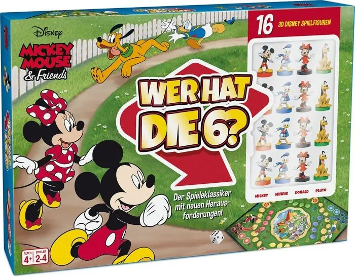 Jeu de societe - jeu de plateau - 22501060 - Disney Mickey Mouse - Friends - Wer hat die 6-0