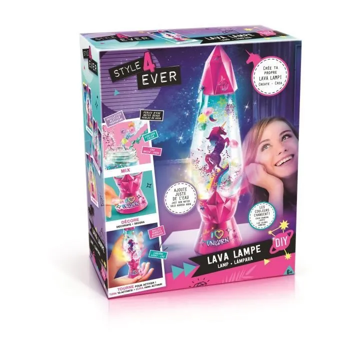 Canal Toys Lava Lampe DIY STYLE 4 EVER - Kit de création de lampe à bulles personnalisable-2