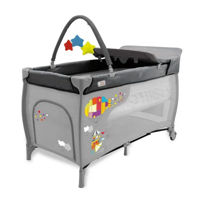 Lit de voyage - ASALVO - Mix Plus Zeppelin - Poids jusqu'à 15 kg - Dimensions 24x23x78cm - Couleur Blanc-0