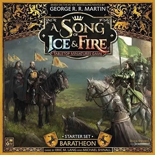 COOL MINI OR NOT A SONG OF ICE ET FIRE BARATHEON STARTER SET CMNSIF008-0