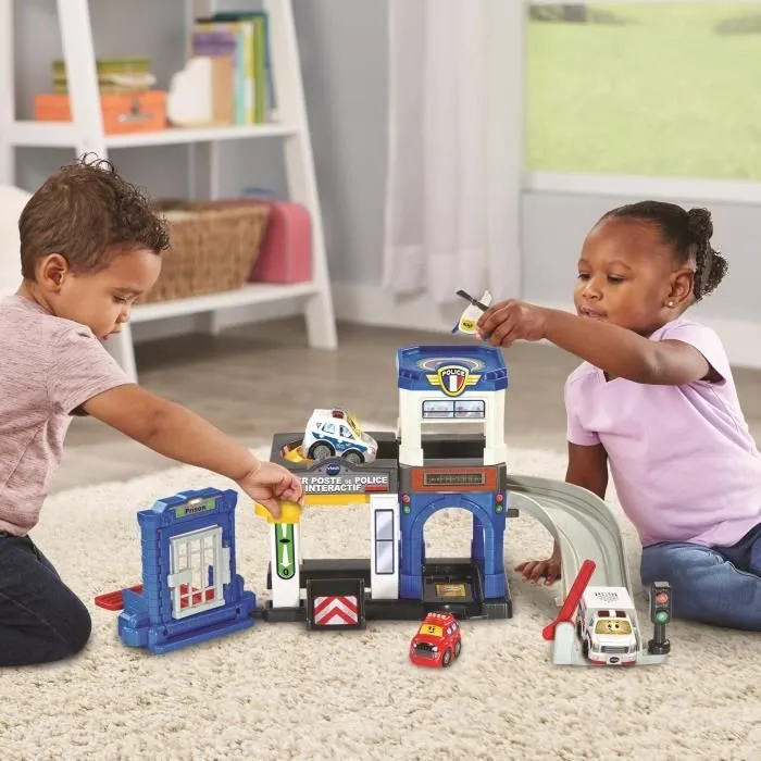 VTECH TUT TUT BOLIDES SERIE PRO - SUPER POSTE DE POLICE INTERACTIF (+ CHRIS, LIEUTENANT DE POLICE)-1