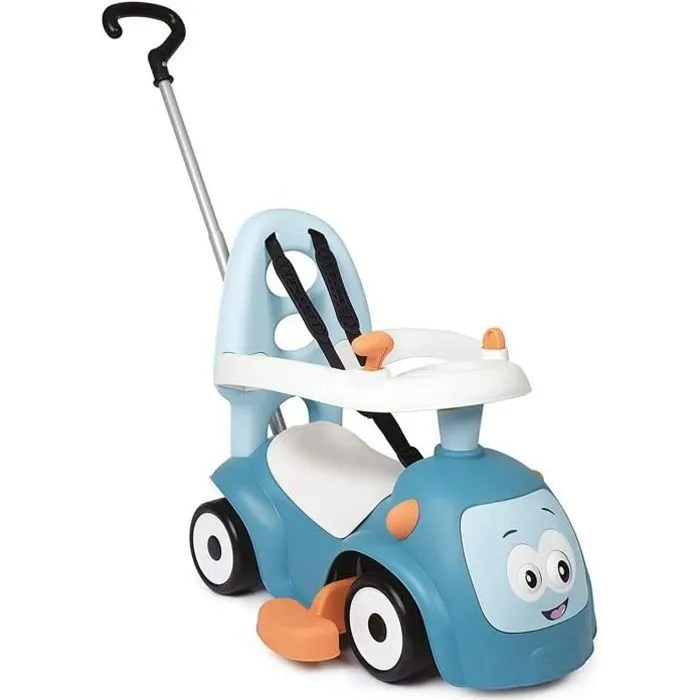 Smoby - Porteur Maestro Balade Bleu - Pour Enfant Dès 6 Mois - Evolutif - Roues Silencieuses - Klaxon-0