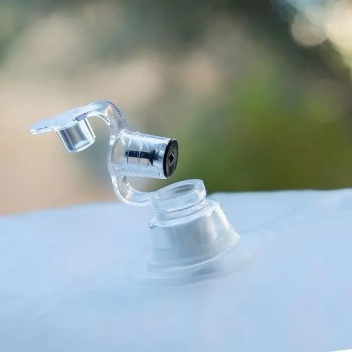 Fauteuil gonflable - InnovaGoods - Rond - LED multicolore - Résistant à l'eau - Portable-3