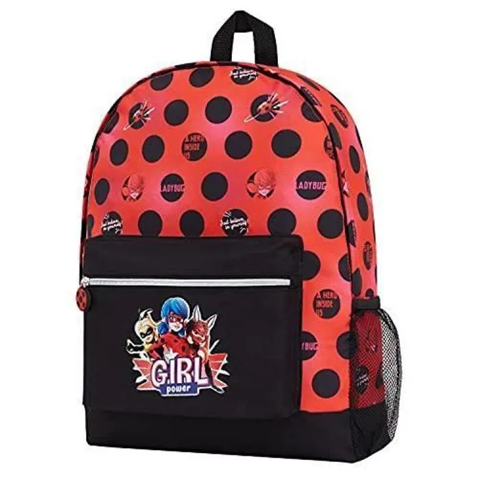 Miraculous Ladybug Cartable Fille Primaire - Sacs à Dos Pour Enfant Fille Maternelle CP Primaire-0