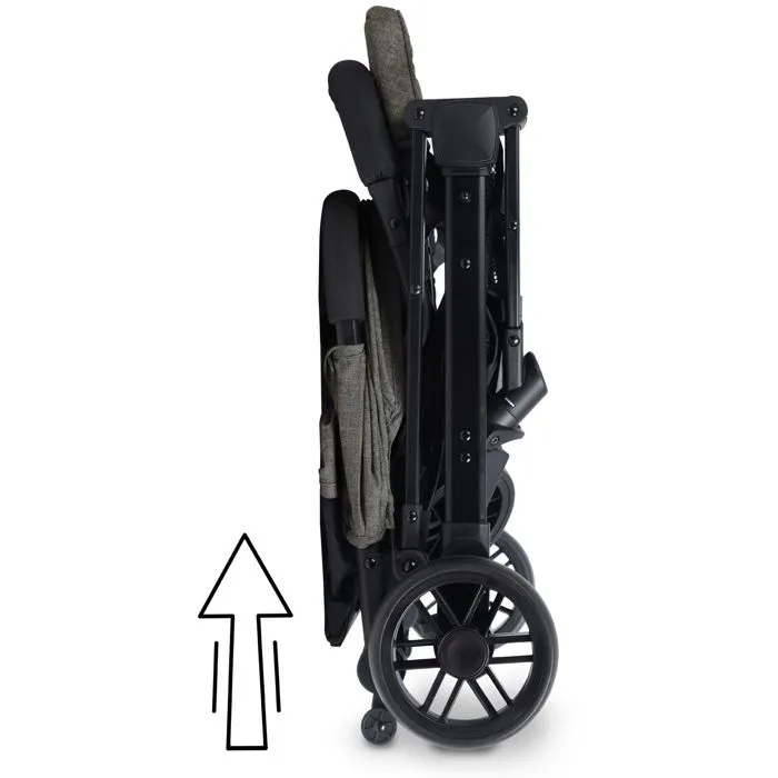 Poussette naissance ultra compacte TROTTINE Kentucky DarkGrey-5