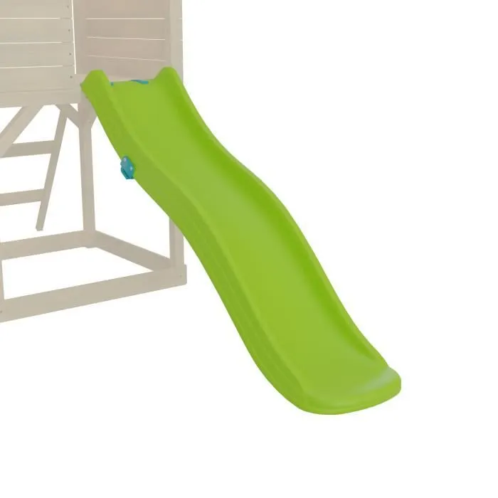 Glissiere 1.75 Cm Tp Wavy Slide Pour Toboggan Enfants Inclus Avec Loquet De Fixation Dim L180 X L36 X H22-0