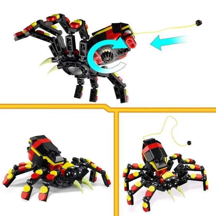 LEGO Creator 31159 3-en-1 Animaux sauvages : l’araignée surprenante - Jouet dès 7 ans-2