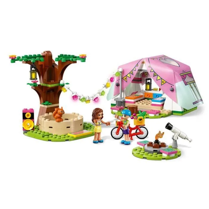 LEGO® Friends 41392 Le Camping Glamour dans la Nature avec Mini Poupées, Jouet pour Filles et Garçons de 6 ans et +-2