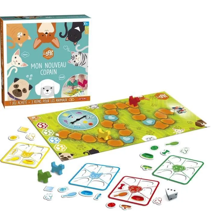 Jeux Lansay - SPA - Mon Nouveau Copain - Jeu de société - Dès 3 ans-5
