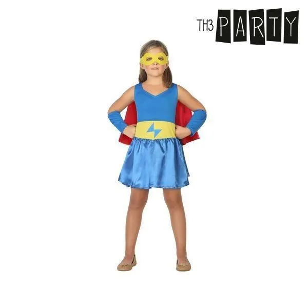 Déguisement pour fillette Superhéroïne - Costume fille super heros Taille - 10-12 Ans-0