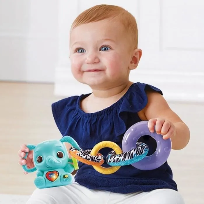 VTECH BABY - Play Green - Nino, Éléphanteau Empilo 3 en 1 (Plastique Bio Sourcé)-5
