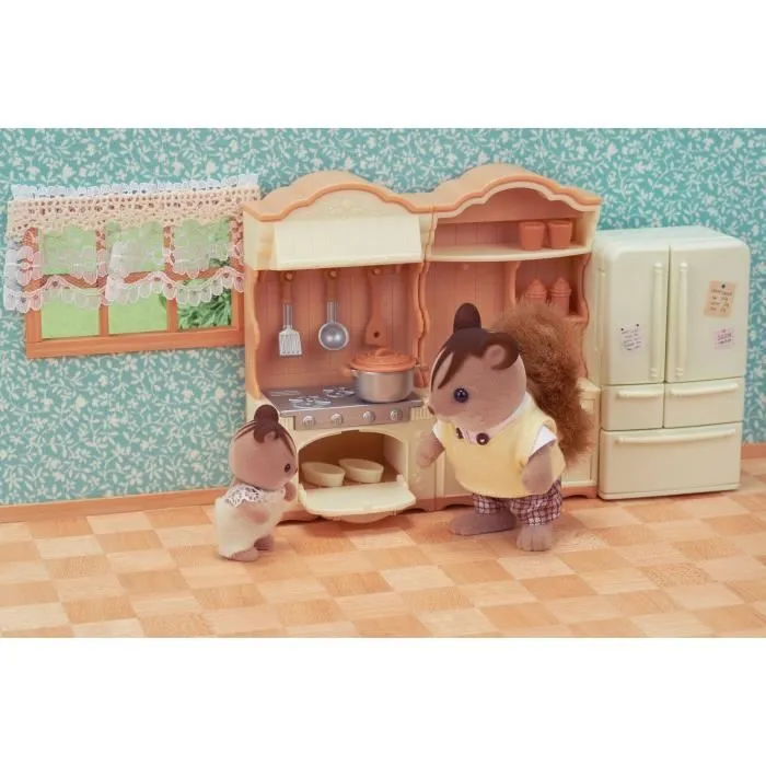 Figurines miniatures - SYLVANIAN FAMILIES - 5341 - La cuisine aménagée-2