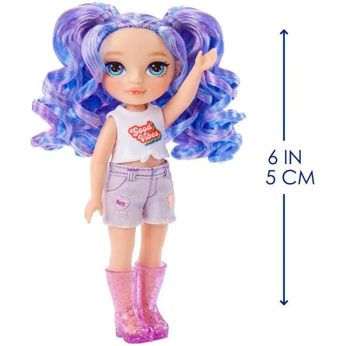 Rainbow High Littles - Poupée 15cm + animal de compagnie - Violet - Dès 4ans-2